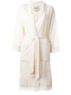Sea Double Breasted Jacquard Coat
