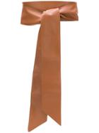 Orciani Wide Self Tie Belt - Brown