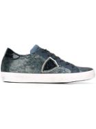 Philippe Model Sequined Lace-up Sneakers