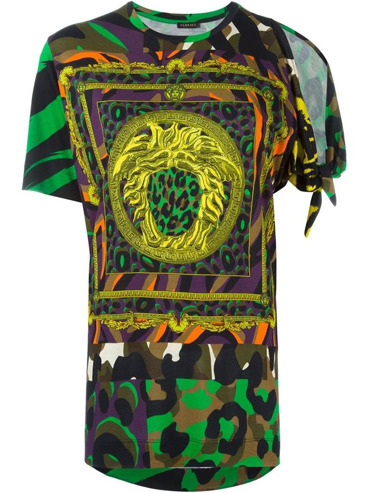 Versace 'camoupard' Top