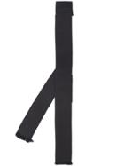 Saint Laurent Shantung Ascot Scarf - Black