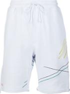 Rochambeau Embroidered Detail Track Shorts