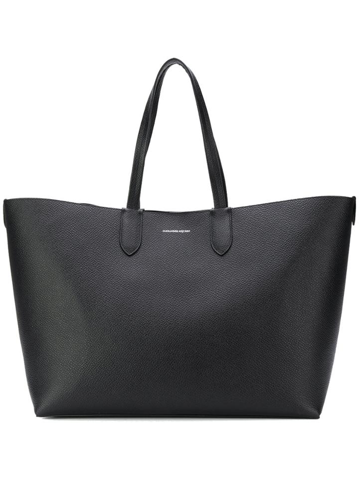 Alexander Mcqueen Oversized Tote Bag - Black
