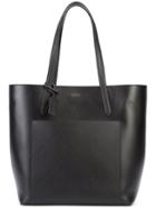 Smythson Patch Pocket Shopper Toe - Black