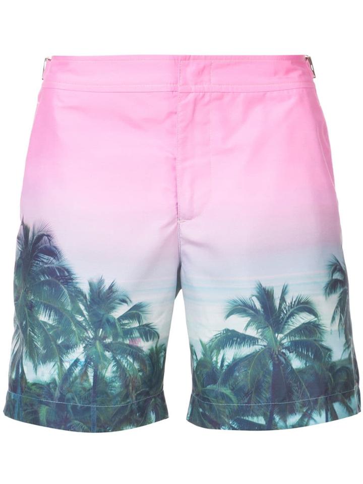 Orlebar Brown Printed Shorts - Pink