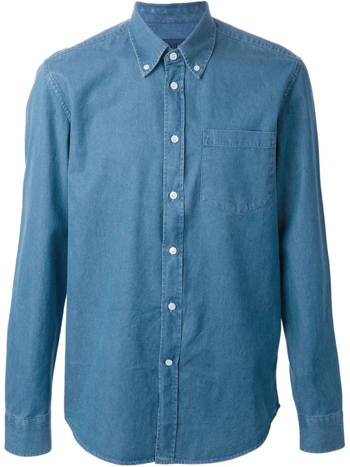 Etudes Studio Button Down Denim Shirt