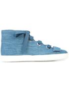 Derek Lam Serena Hightop Sneaker - Blue