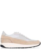 Common Projects Grey Track Low Top Leather Sneakers