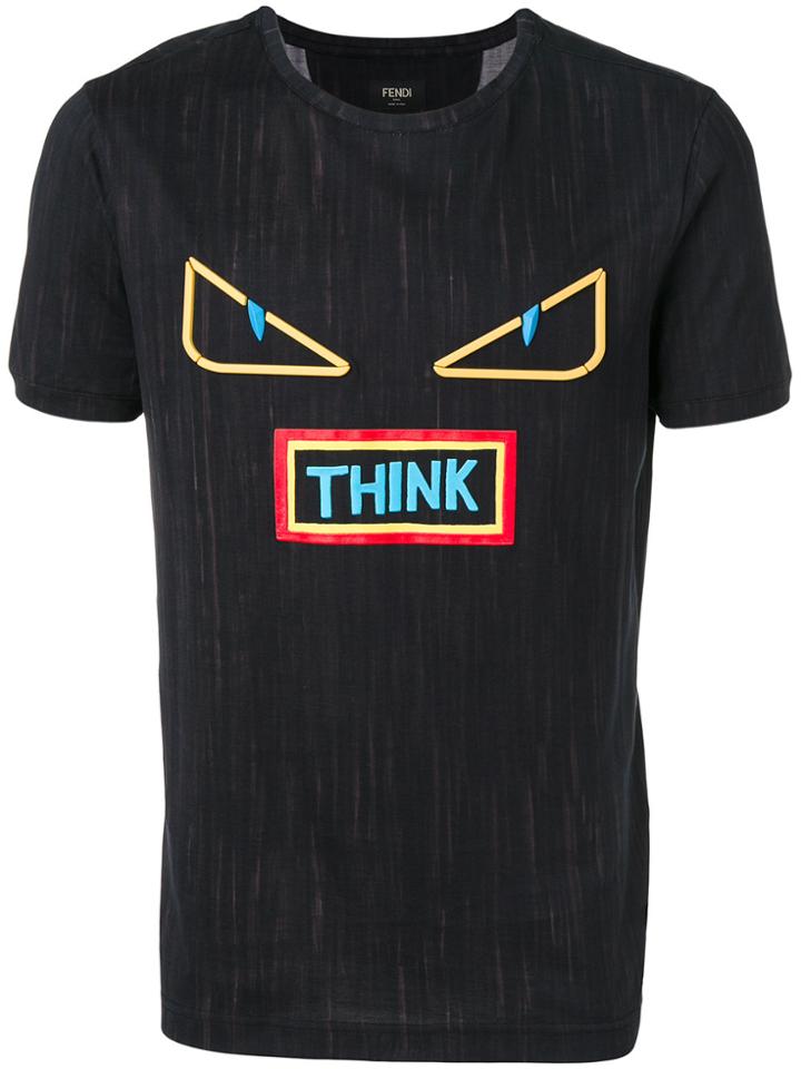 Fendi New Eyes T-shirt - Black