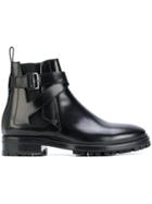 Lanvin Buckled Chelsea Boots - Black