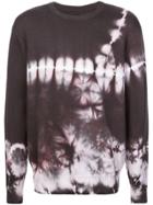 Stussy Bleach Effect Sweater - Brown