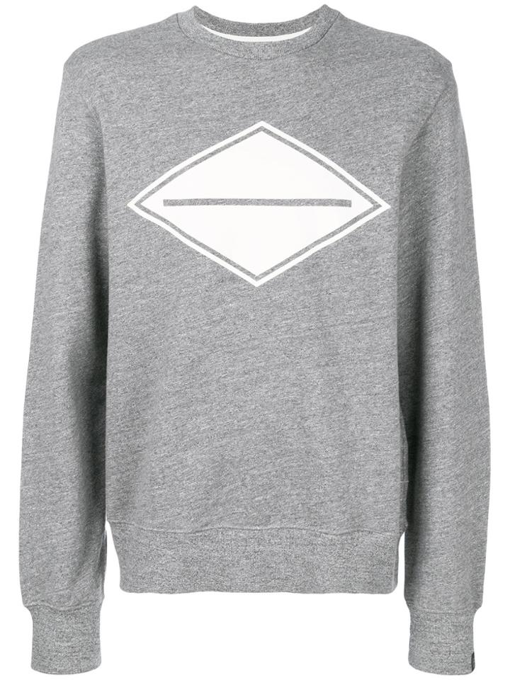Rag & Bone Printed Sweatshirt - Grey
