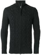 Pringle Of Scotland Aran Knit Cardigan - Grey