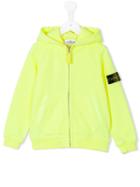 Stone Island Kids Zipped Hoodie, Boy's, Size: 10 Yrs, Yellow/orange