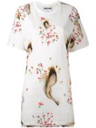 Moschino Burned Effect T-shirt Dress - Nude & Neutrals