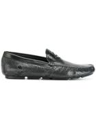Roberto Cavalli Snakeskin Effect Loafers - Grey