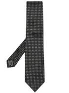 Tom Ford Classic Embroidered Tie - Black
