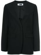 H Beauty & Youth Curved Hem Boxy Blazer - Black