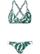 Brigitte Printed Bikini Set, Women's, Size: Gg, White, Elastodiene/polyamide
