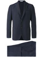 Boglioli - Single Breasted Suit - Men - Silk/spandex/elastane/cupro/virgin Wool - 54, Blue, Silk/spandex/elastane/cupro/virgin Wool