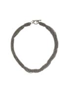 Brunello Cucinelli Bead Chain Choker - Metallic
