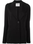 Lanvin Single-breasted Slit Blazer - Black