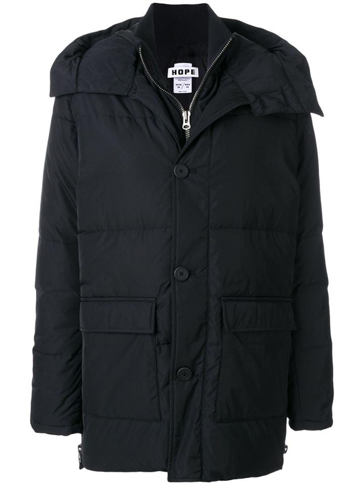 Hope Padded Coat - Black