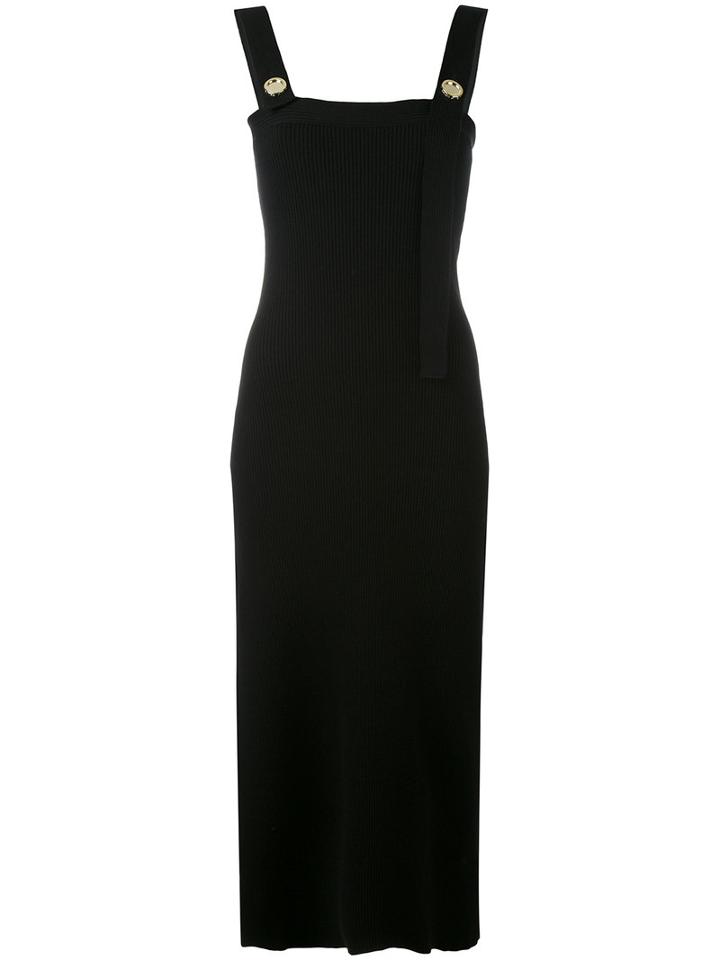 Each X Other - Ribbed Knit Midi Dress - Women - Cotton/spandex/elastane - M, Black, Cotton/spandex/elastane