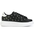 Gaelle Bonheur Studded Platform Sneakers - Black