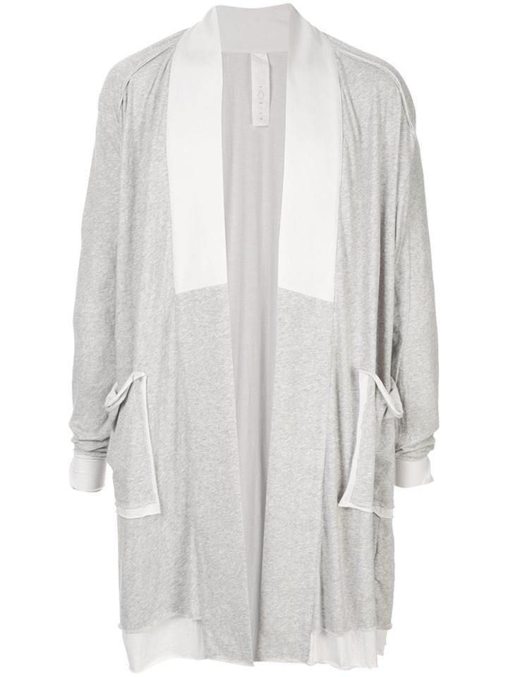 Carpe Diem Full Length Cardigan - Grey