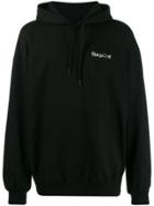 Doublet Horror Hoodie - Black