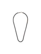 Roman Paul Beaded Necklace - Grey