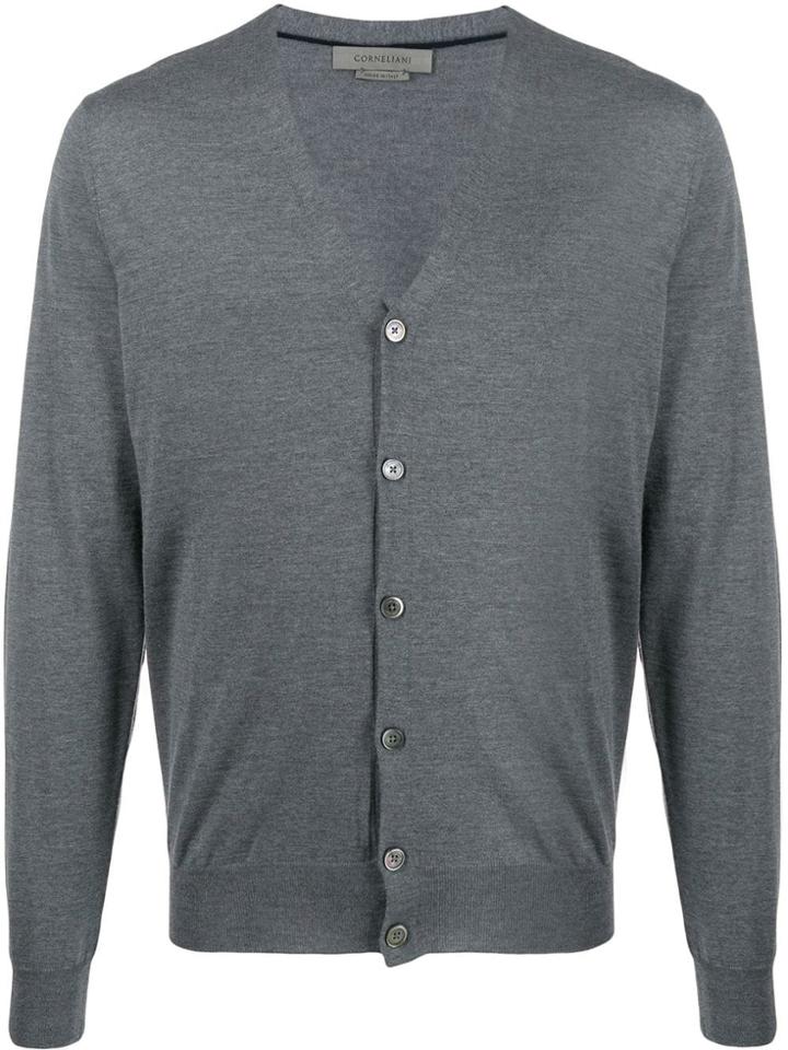 Corneliani V-neck Cardigan - Grey