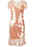 Givenchy Sequin Dress With Slip, Women's, Size: 40, Nude/neutrals, Silk/acetate/polyester/silk