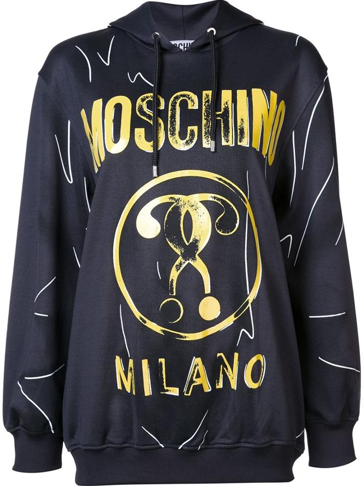 Moschino Question Mark Logo Hoodie