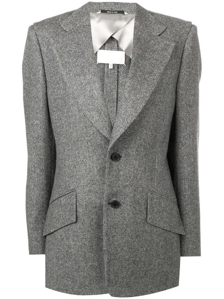 Maison Margiela Single Breasted Blazer - Blue