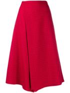 Ps Paul Smith Check Print Skirt - Red