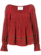 Cecilie Copenhagen Printed Pleat Blouse - Unavailable