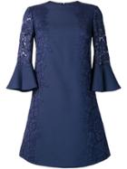 Valentino Heavy Lace Dress - Blue