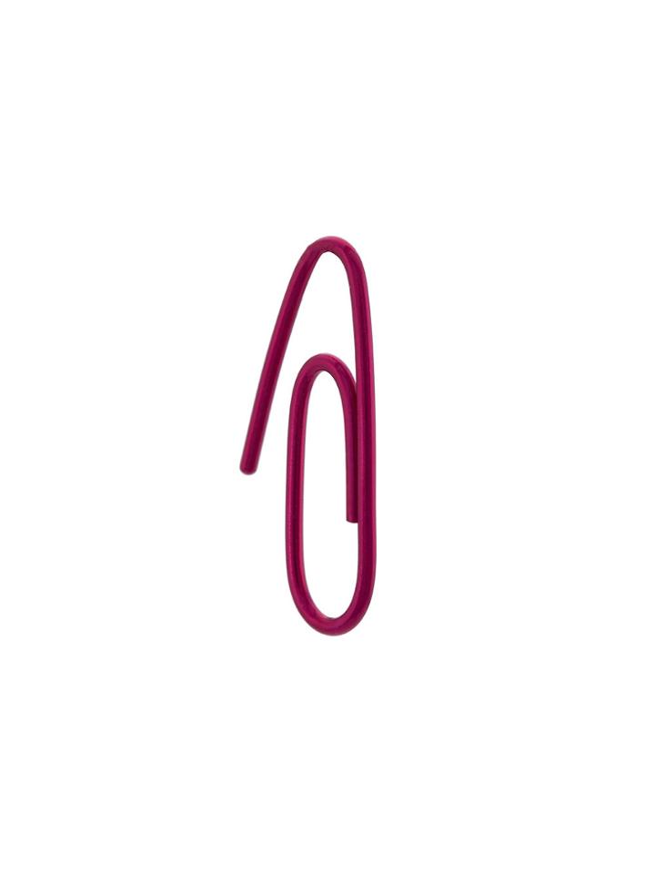 Biis Staple Shaped Earrings - Pink & Purple