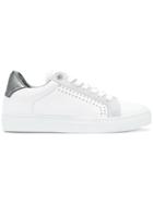 Zadig & Voltaire Lace-up Studded Sneakers - White