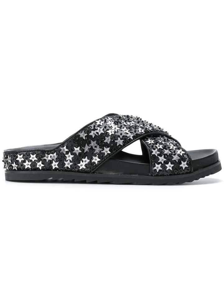Ash Uranus Slides - Black