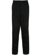 Comme Des Garçons Pre-owned Embroidered Track Pants - Black
