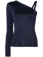 Yigal Azrouel One Shoulder Top - Blue