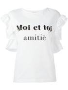 Sjyp Moi Et Toi T-shirt - White