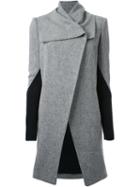 Kitx Structured Open Front Coat, Women's, Size: 12, Grey, Hemp/organic Cotton/yak