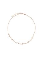 Federica Tosi Crystal Embellished Lightning Bolt Necklace - Gold