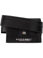 A-cold-wall* Logo Flap Shoulder Bag - Black
