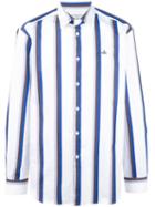 Vivienne Westwood Man Striped Shirt, Men's, Size: 46, White, Cotton