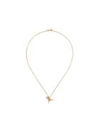 Malaika Raiss Dinolove T Rex Shout Out Necklace - Metallic